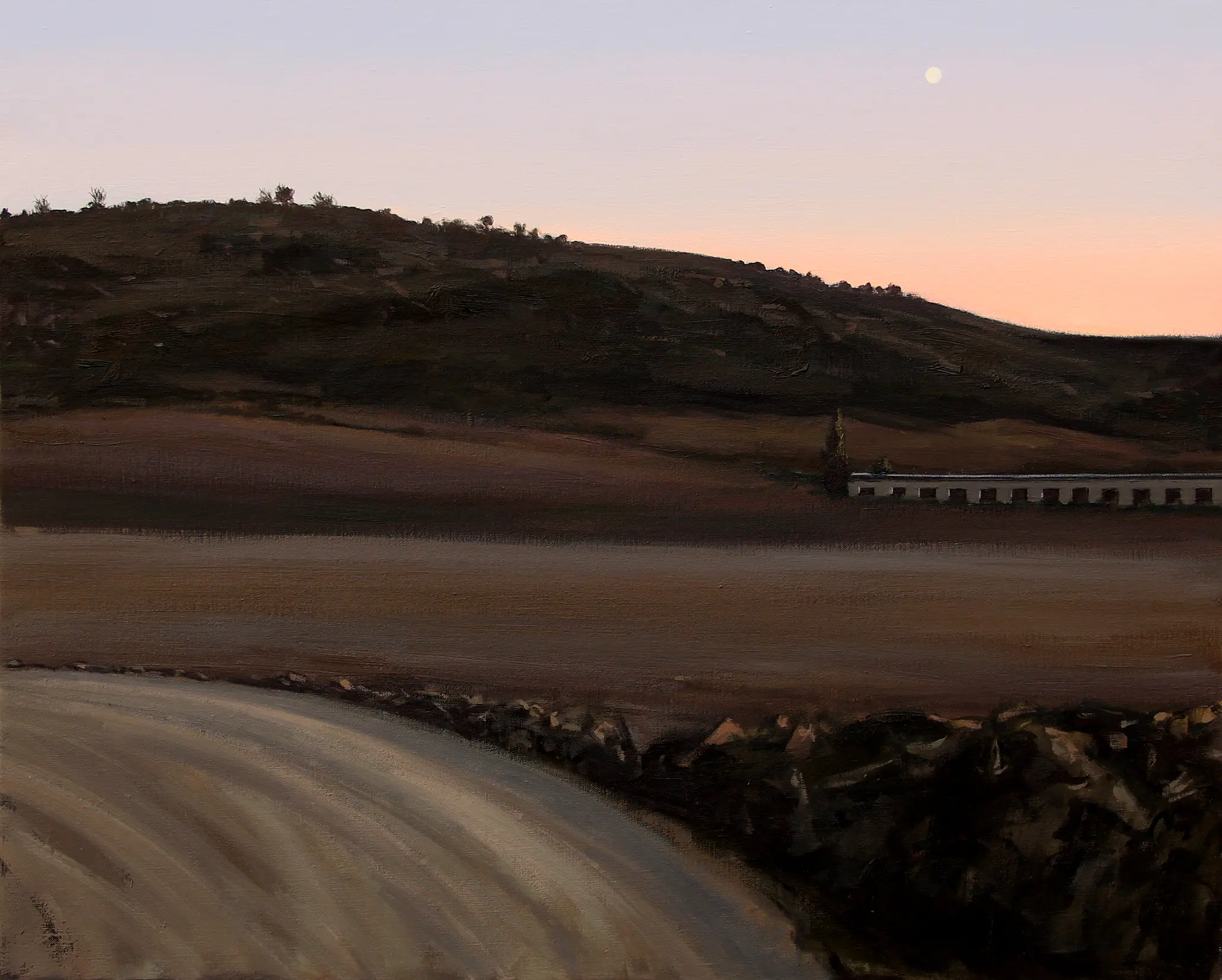 Camino, 2018.
Óleo sobre lienzo, 65 x 81 cm