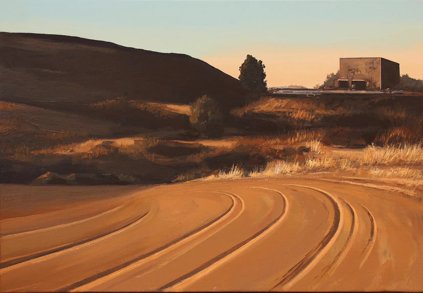 Campo roturado, 2018.
Óleo sobre lienzo, 50 x 73 cm