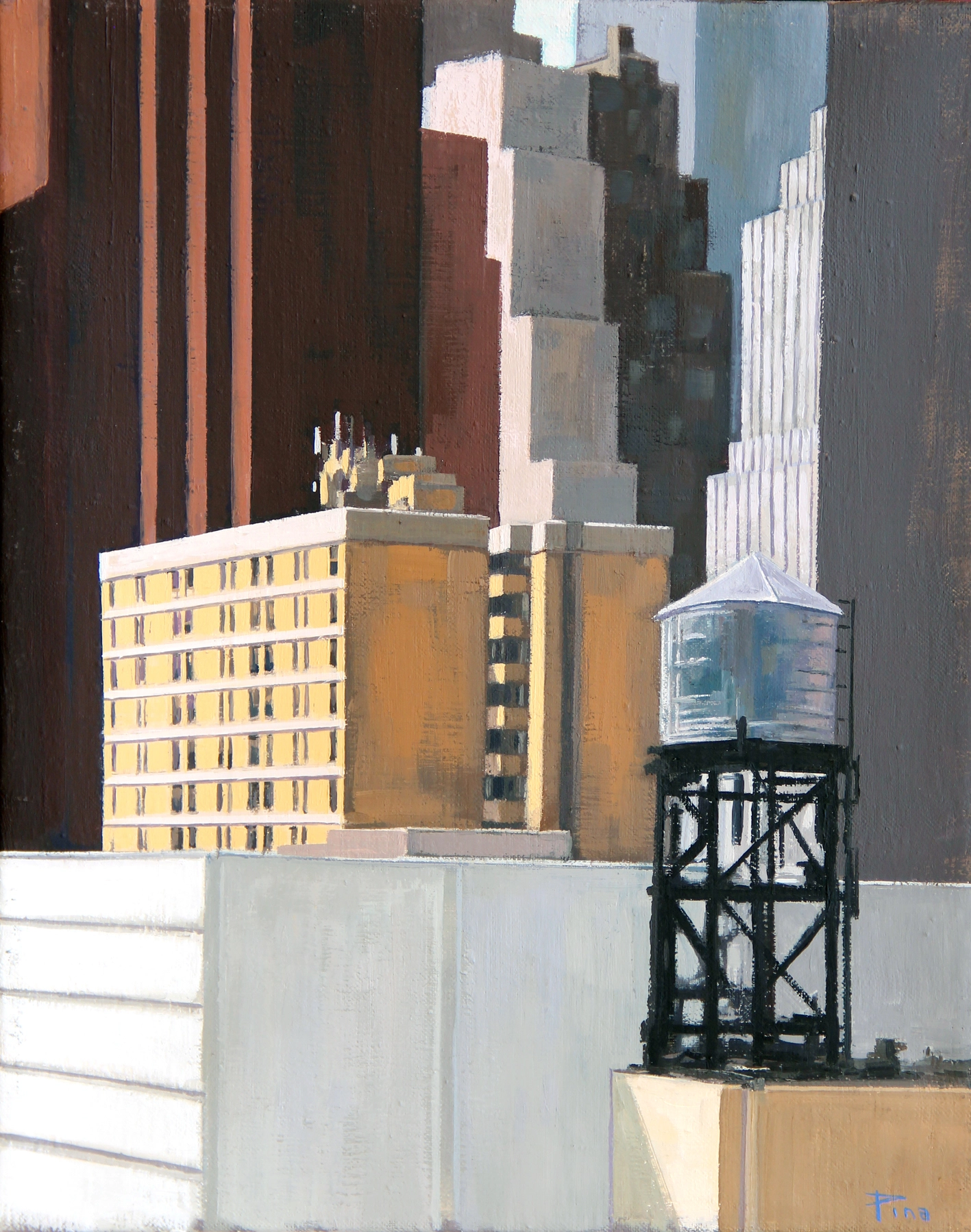 Depósito, 2021.
Óleo sobre lienzo, 
41 x 33 cm