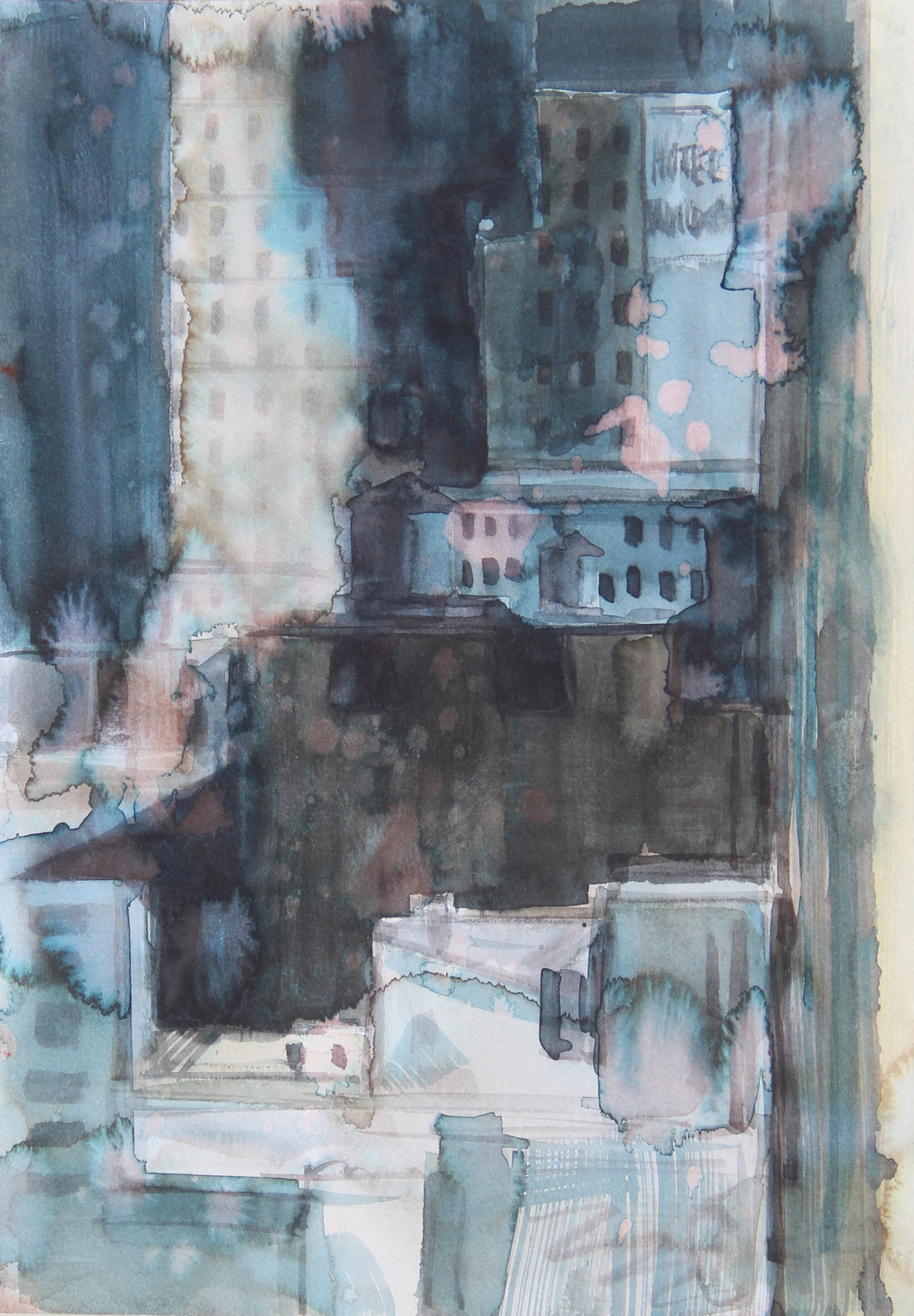 Fragmento III
Acuarela sobre papel, Montval Canson 185 gr.,
29,7 x 21 cm