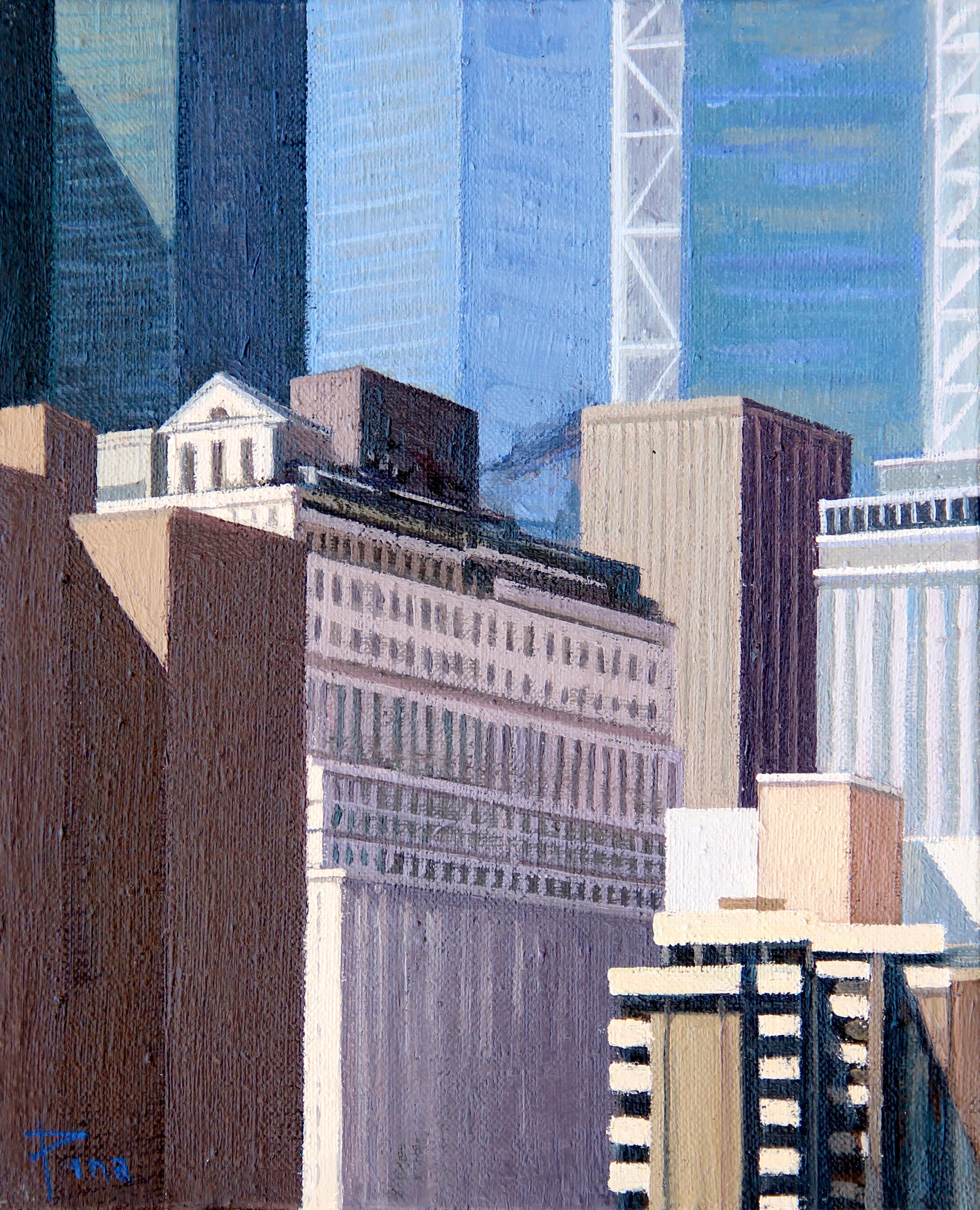 Fragmento posmoderno, 2021.
Óleo sobre lienzo,
27 x 22 cm