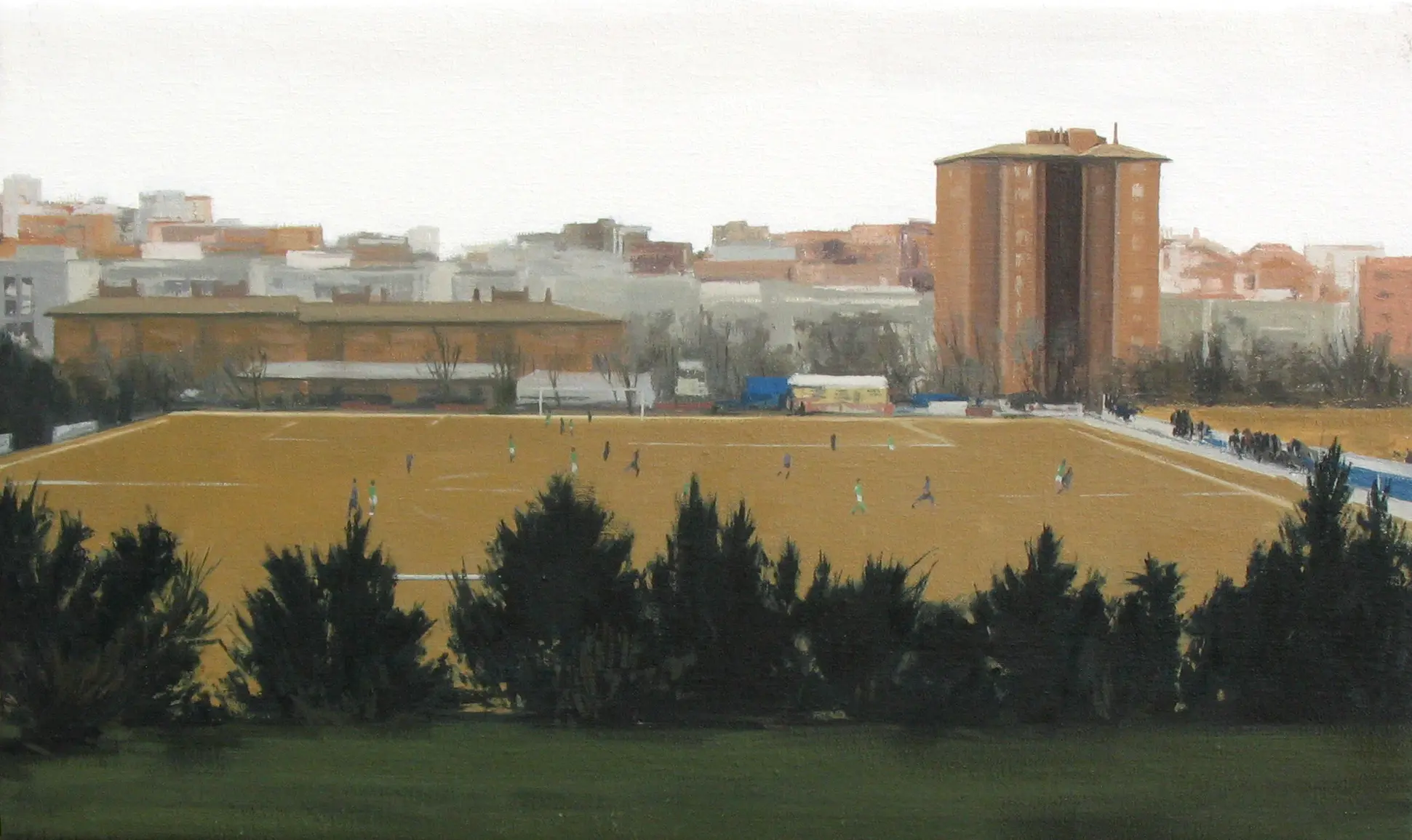 Fútbol. 2009. O/L 33 x 54 cm