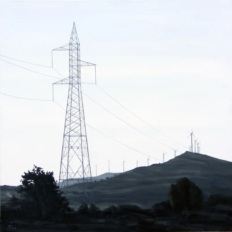 Molinos de viento, 2012
Oleo sobre lienzo, 90 x 90 cm