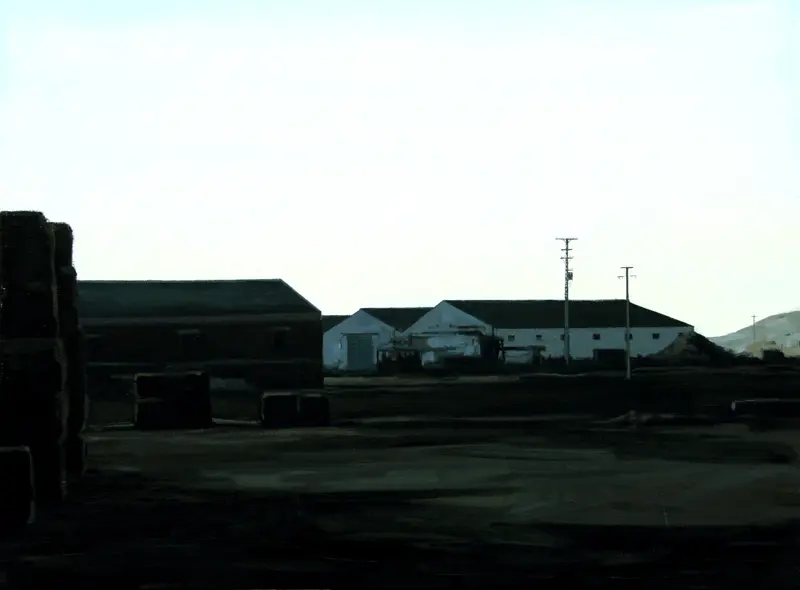 Rural, 2012.
Oleo sobre lienzo, 54 x 73 cm