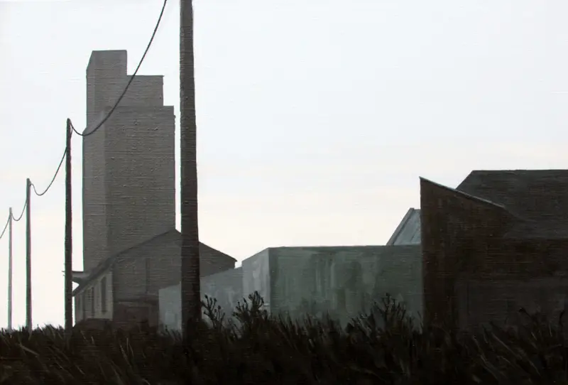 Silo, 2012.
Oleo sobre lienzo, 38 x 55 cm