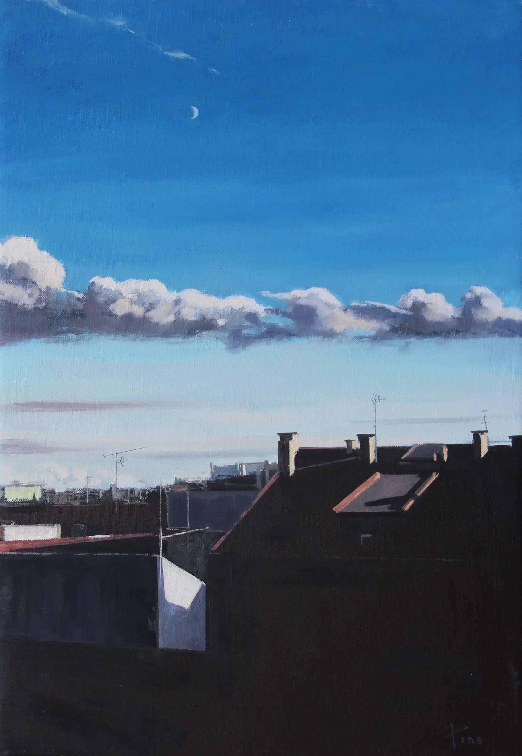 Azoteas, 2023.   O/L. 55 x 38 cm
