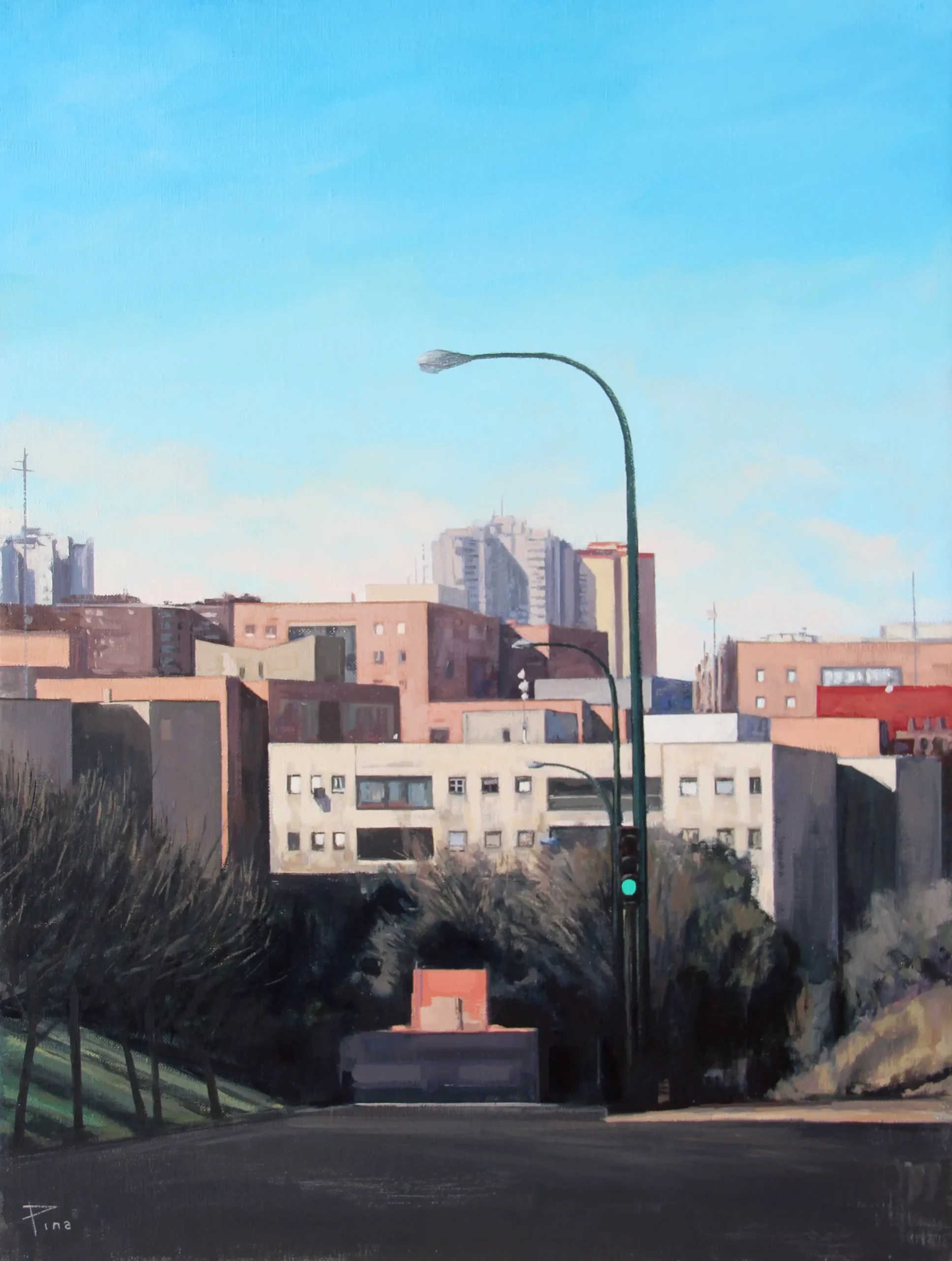 Barrio de Manoteras, 2023.   O/L. 61 x 46 cm
