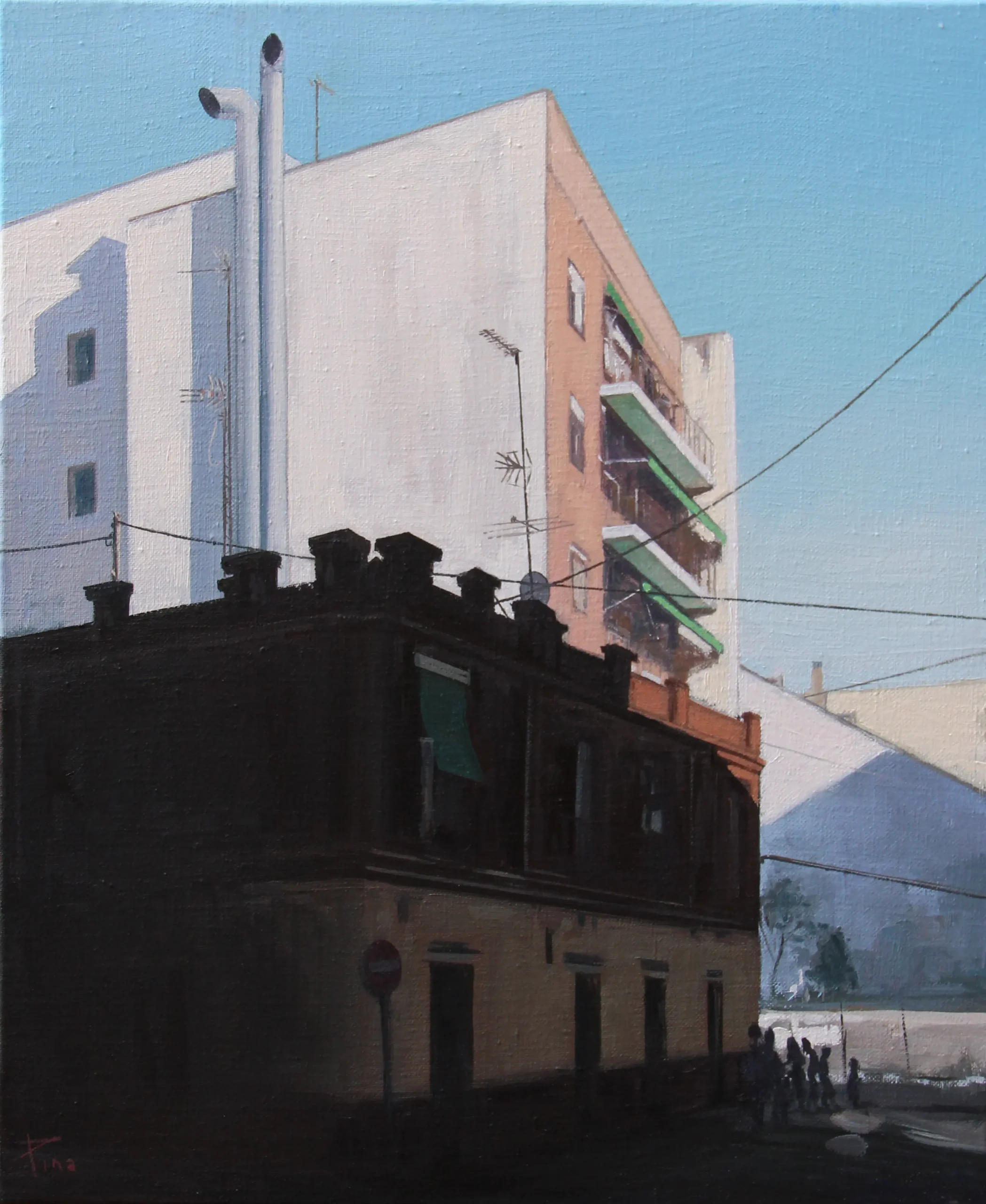 Barrio de Tetuán, 2024.   O/L. 46 x 38 cm
