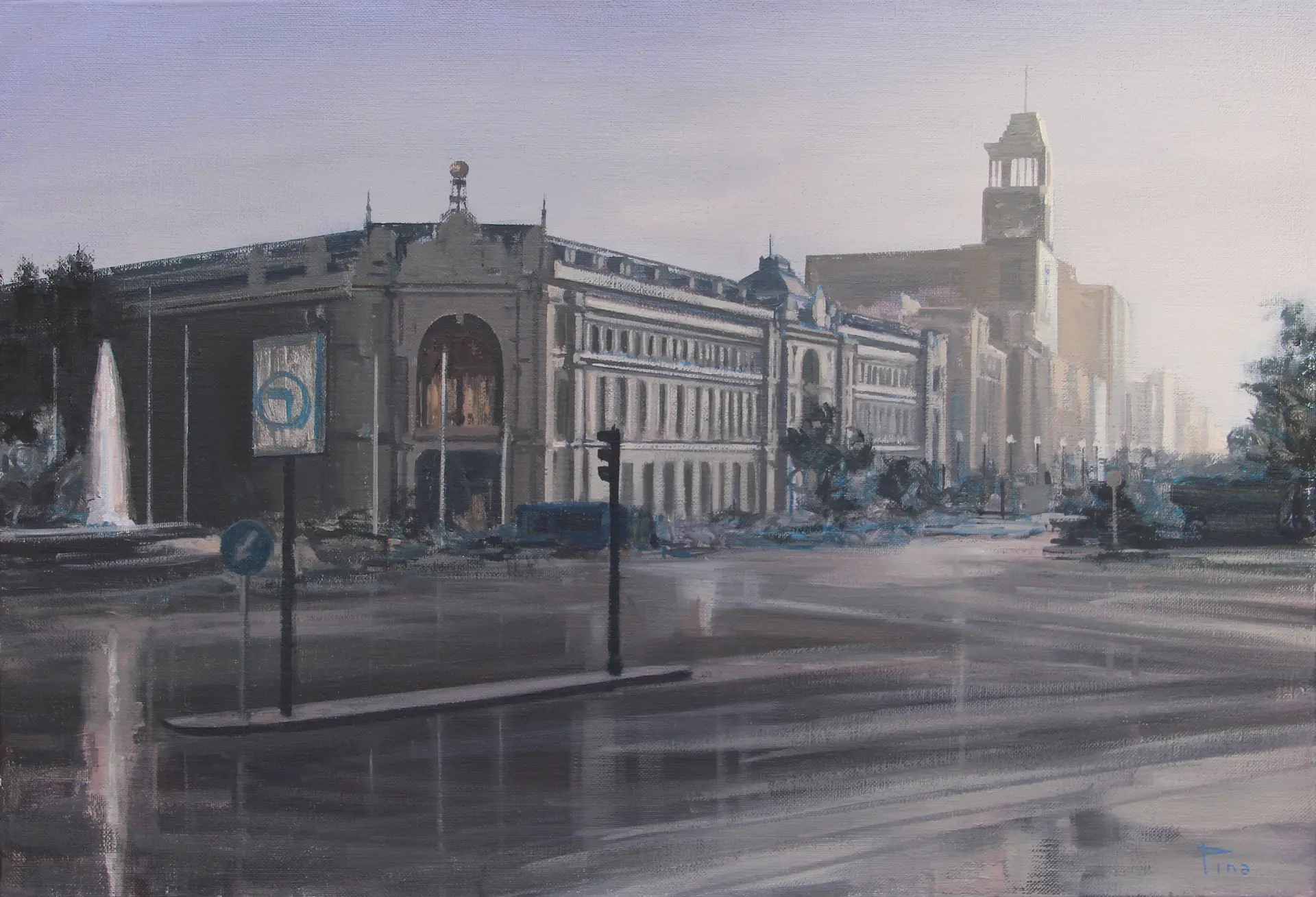 Cibeles, 2025. O/L.  38 x 55 cm
