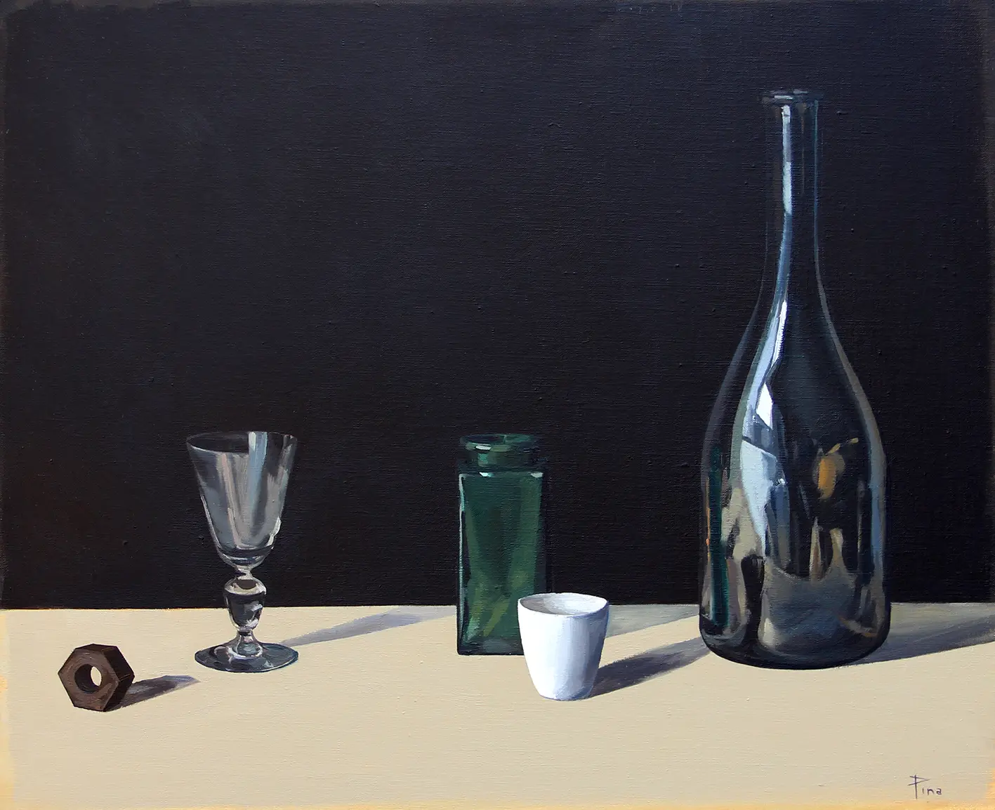 Disonancia, 2015.
Óleo sobre lienzo, 50 x 61 cm