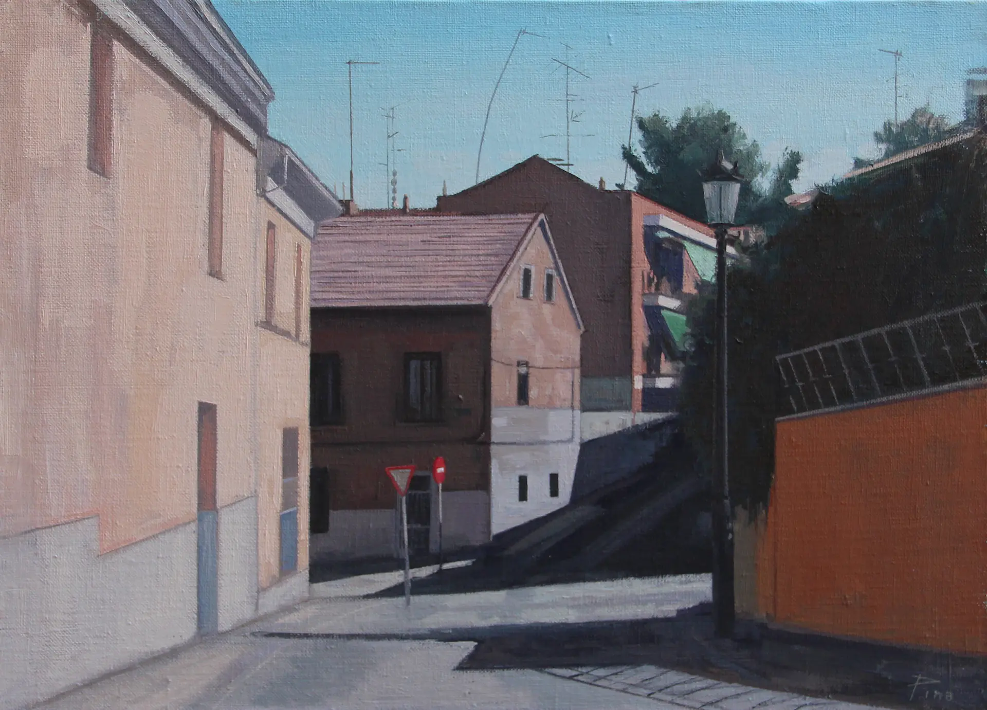 Pueblo de Hortaleza. 2023   O/L. 33 x 46 cm.