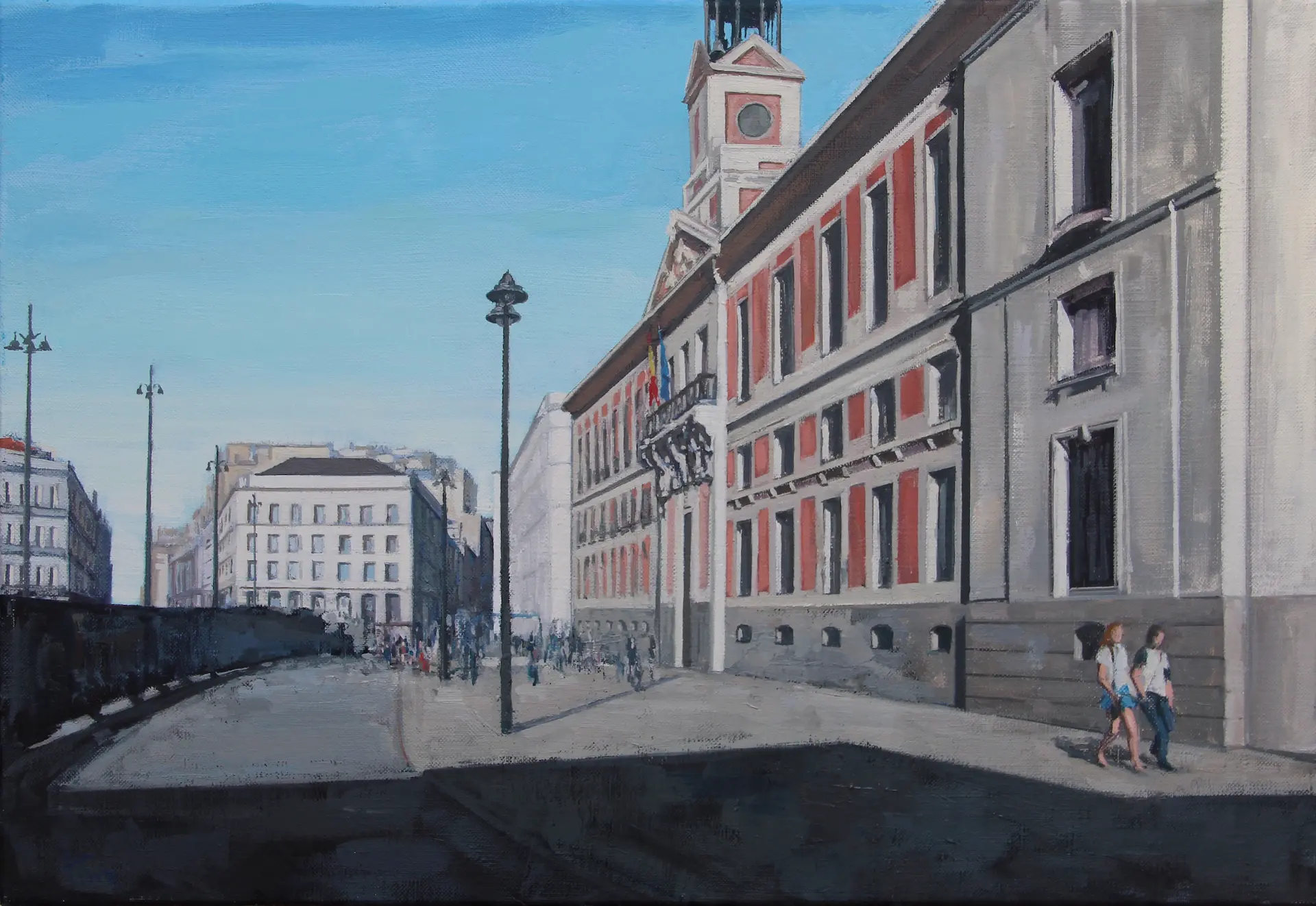 Puerta del Sol, 2024.  O/L. 38 x 55 cm
