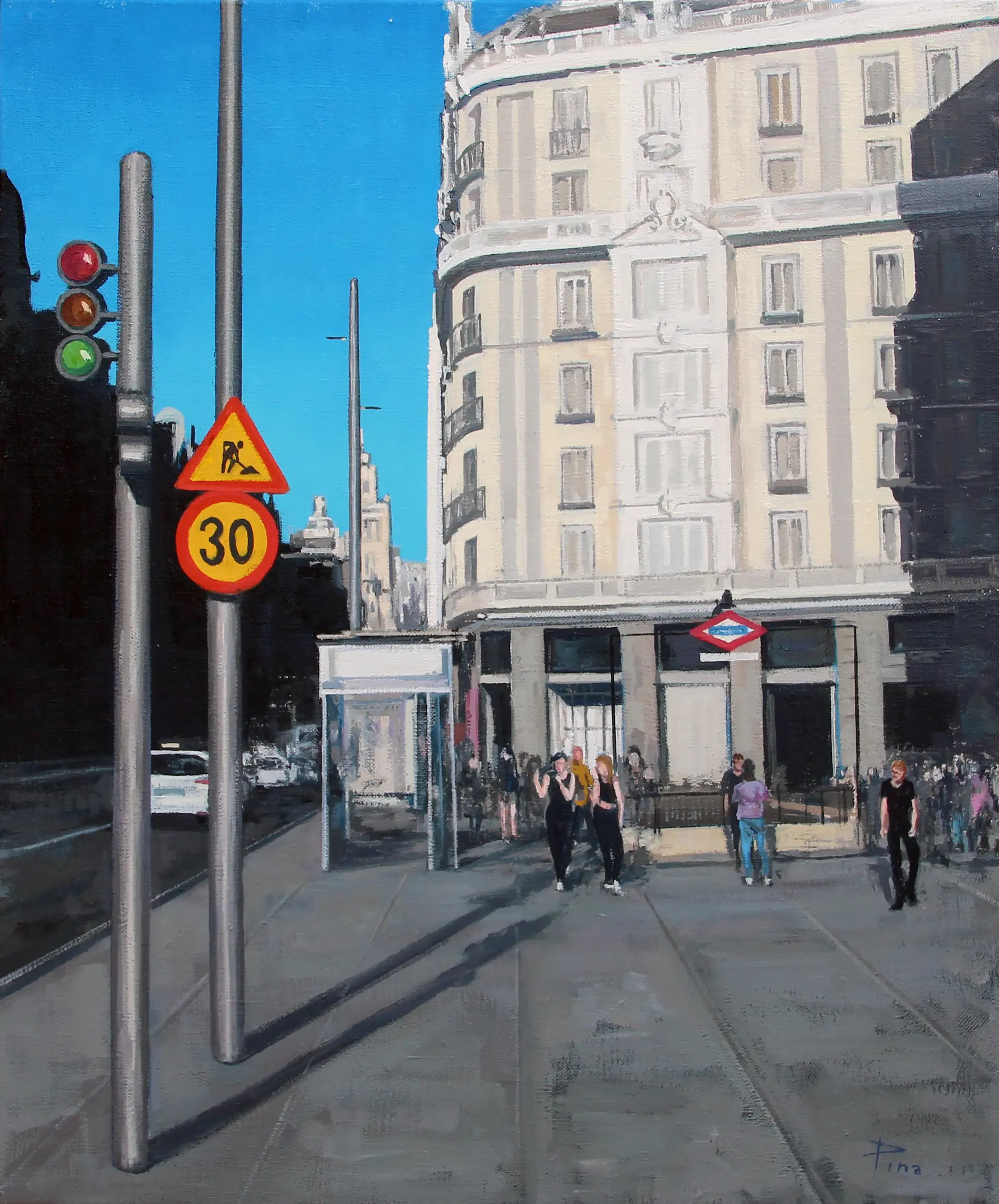 Red de San Luis, 2024. O/L. 55 x 46 cm

