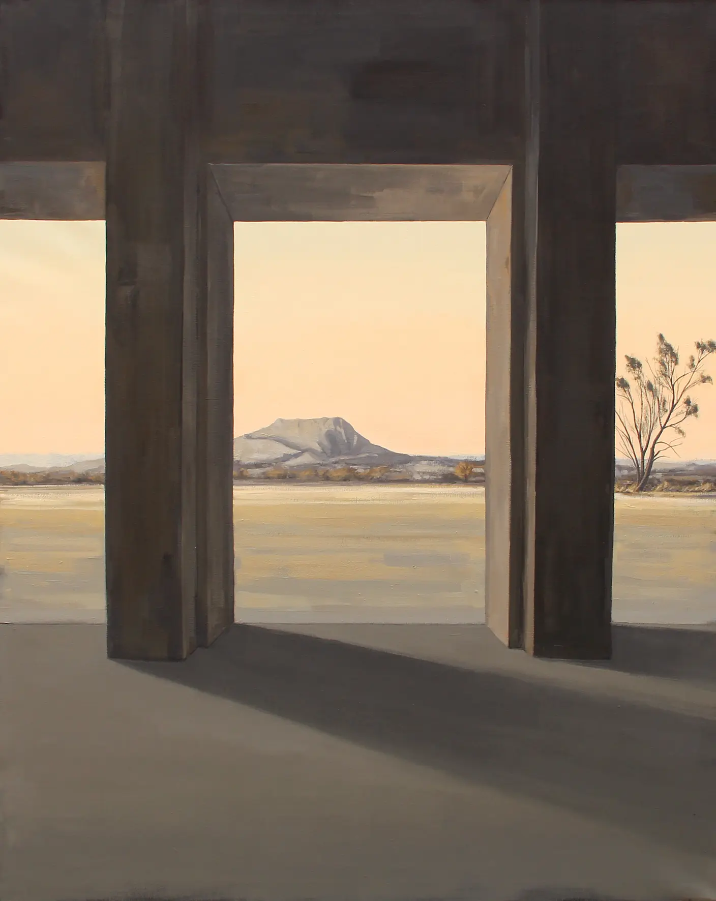 Sonata. Norte, 2015.
Óleo sobre lienzo, 162 x 130 cm