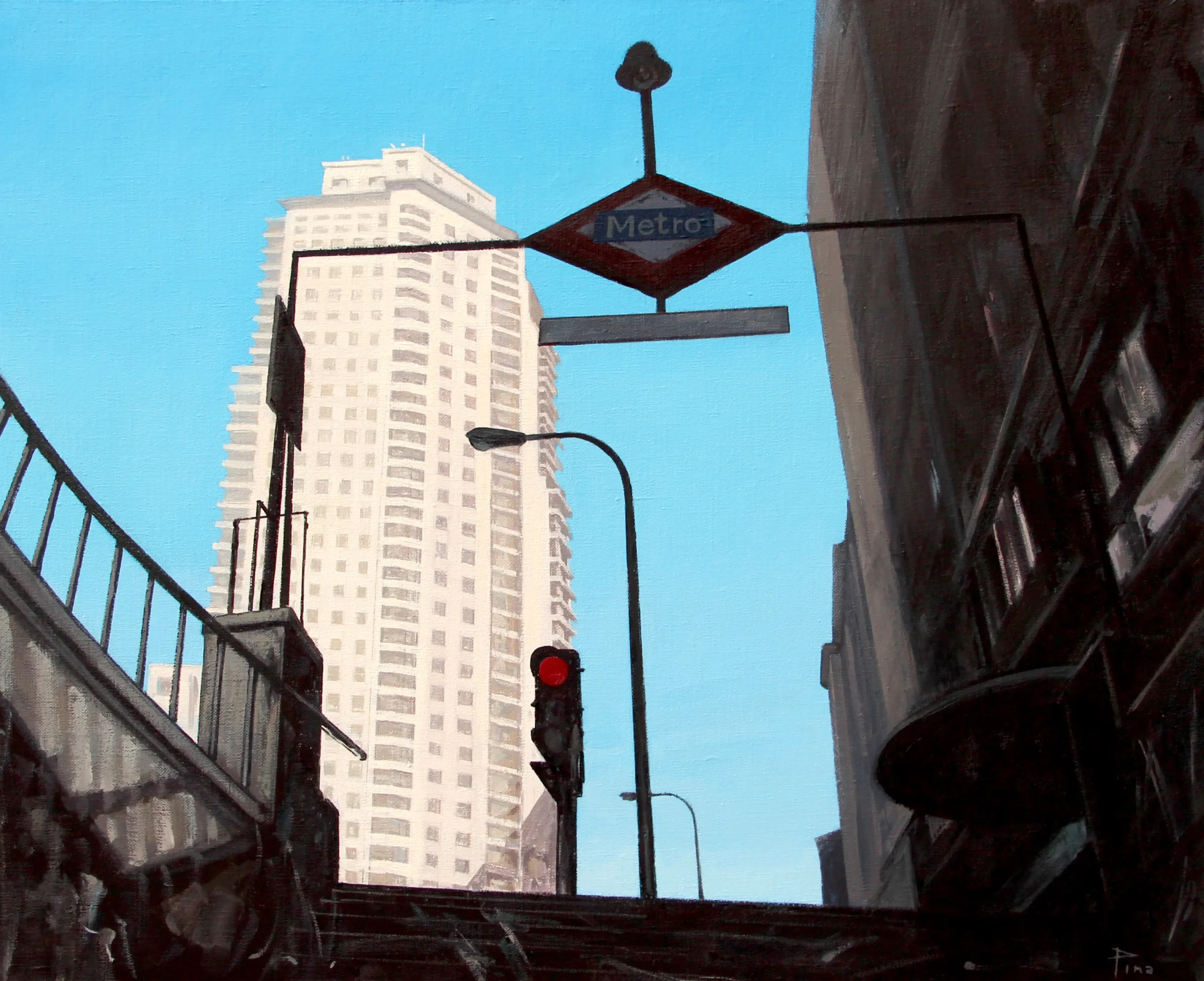 Torre Madrid, 2025.   O/L. 54 x 65 cm
