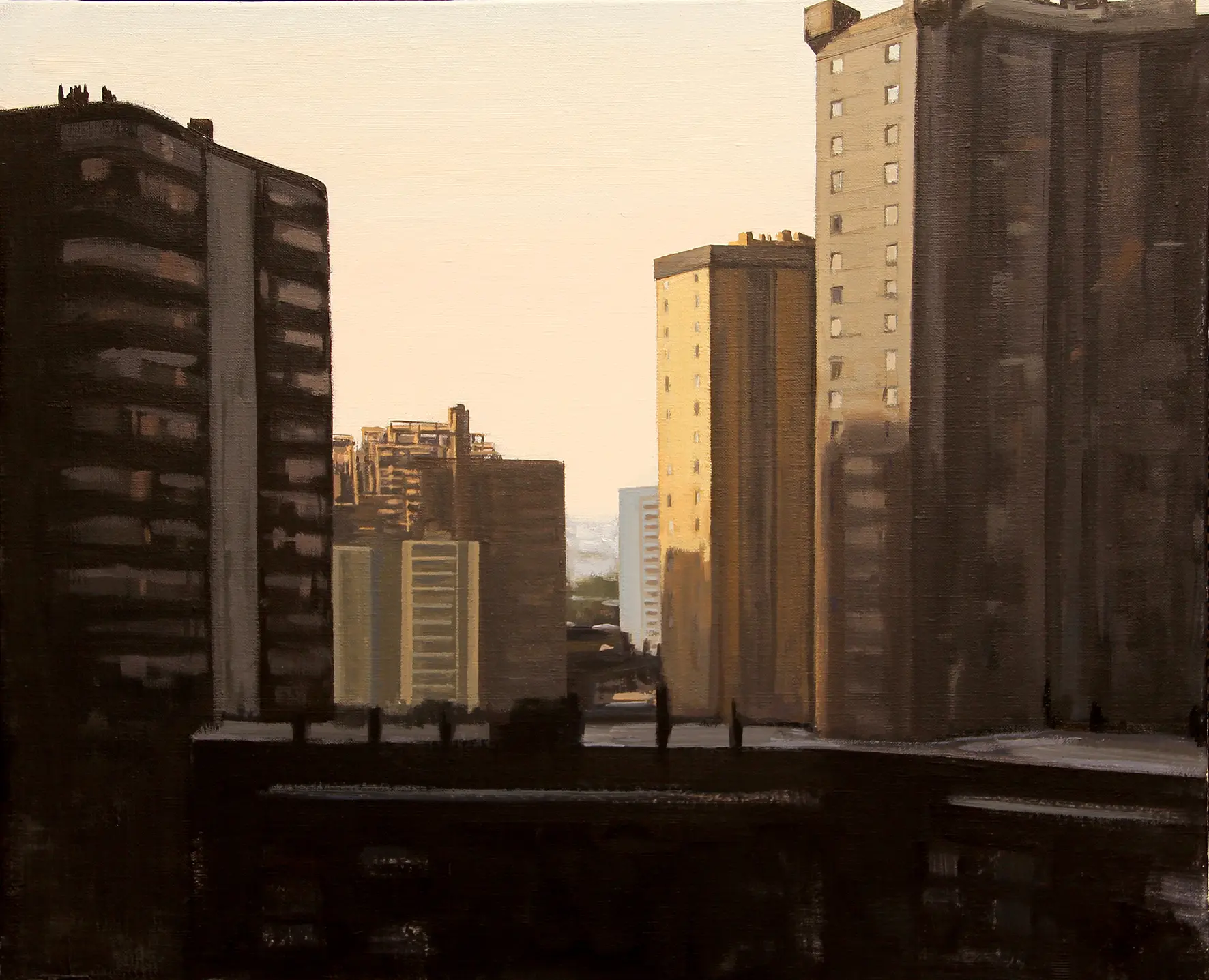 Y llegaba el verano, 2015.
Óleo sobre lienzo, 50 x 61 cm